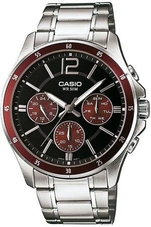 Casio Collection Mens Watch MTP-1374PD-5AVEF Stainless Steel - One Size