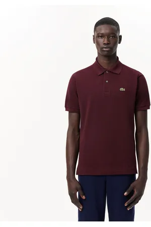 Lacoste Mens Orginal L.12.12 Polo Shirt in red Cotton - Size Medium