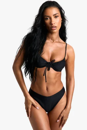 Boohoo Womens Swimwear Essentials Underwired Bikini Top - - Size 32D