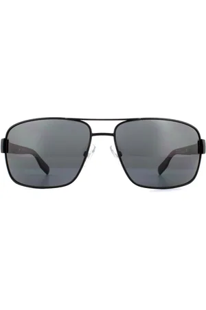 HUGO BOSS Mens Sunglasses 0521 003 AH Matt Grey Polarized Metal - One Size