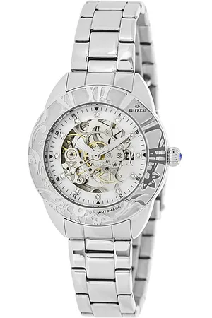 Empress Womens Godiva Automatic MOP Bracelet Watch - Stainless Steel - One Size