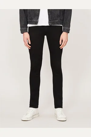 Paige Mens Lennox Slim-Fit Stretch-Denim Jeans