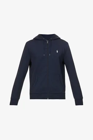 Ralph Lauren Mens Double-Knit Tapered Cotton-Blend Jogging Bottoms