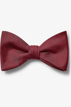 BOSS - Italian-made bow tie in silk jacquard