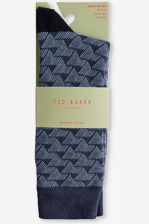 Ted Baker London Sokksev Geo Pattern Dress Socks