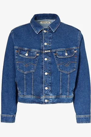 Brand New REPLAY Blue Denim Jacket - Men - Size L (LARGE) | eBay