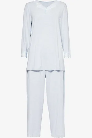 ESPA Freya Silk Pyjamas - Moonlight Grey