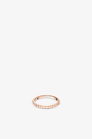 Boucheron Mens Quatre Clou De Paris 18ct Rose-Gold Ring