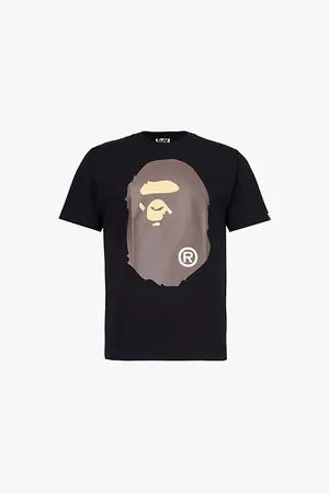 A Bathing Ape Mens Big Ape Head Graphic-Print Cotton-Jersey T-Shirt
