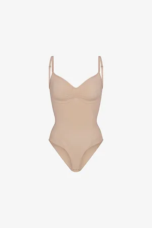 SKIMS Womens Sculpt Ruched Stretch-Woven Body