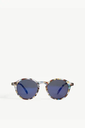 Izipizi Mens Sun & Sun Reading #D Tortoiseshell Round-Frame Sunglasses +0.00