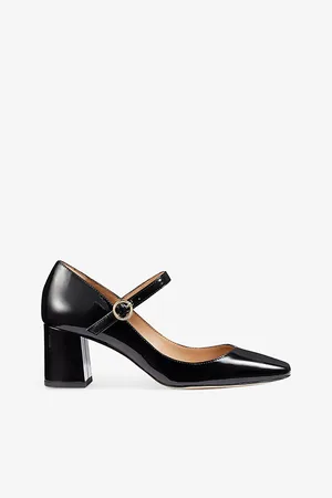 LK Bennett Womens Winter Patent-Leather Mary Jane Courts