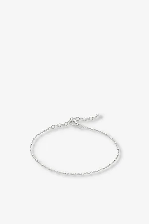 Monica Vinader Womens Station Recycled Sterling-Silver Chain Bracelet