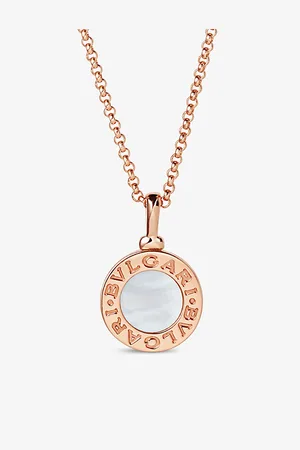 Bvlgari 18ct Rose-Gold and Mother-Of-Pearl Necklace