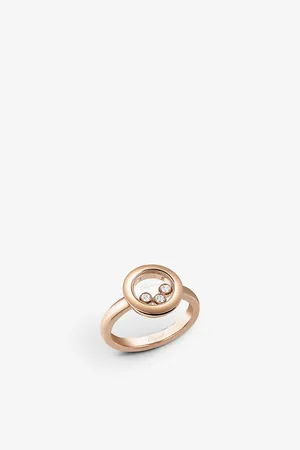 Chopard Happy Diamonds Icons 18ct Rose-Gold and 0.15ct Brilliant-Cut Diamond Ring