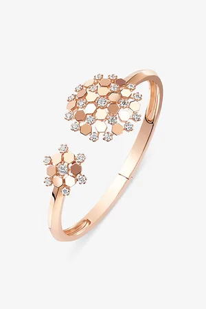 CHAUMET Bee De 18ct Rose-Gold and 1.74ct Brilliant-Cut Diamond Bracelet