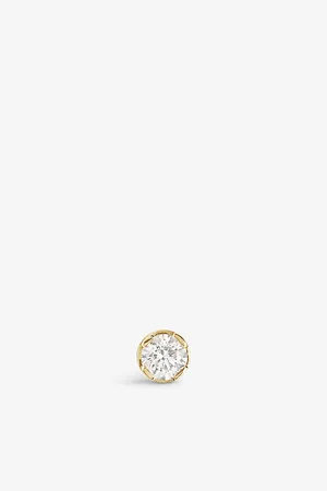SOPHIE BILLE BRAHE Diamant 18ct Yellow-Gold and 0.12ct Diamond Stud Earring