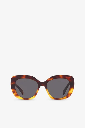 Céline Womens Cl000366 Cl40226U Butterfly-Frame Tortoiseshell Acetate Sunglasses