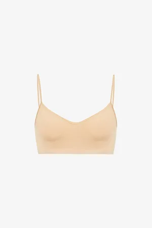 Hanro Womens Touch Feeling Cropped Stretch-Jersey Bra