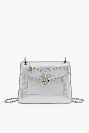 Bvlgari Womens Serpenti Forever Day-To-Night Small Leather Shoulder Bag