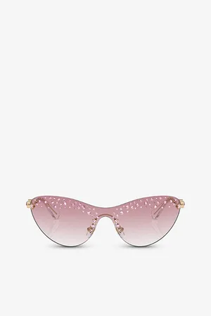 Swarovski Womens Sk7023 Cat-Eye Metal Sunglasses