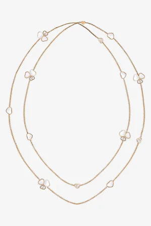 Chopard Happy Hearts Wings 18ct Mother-Of-Pearl and Diamond Sautoir Necklace