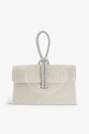 Dune Womens Brynie Woven Top-Handle Bag