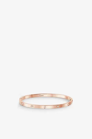 Cartier Love Small 18ct Rose-Gold and 10 Brilliant-Cut Diamonds Bracelet