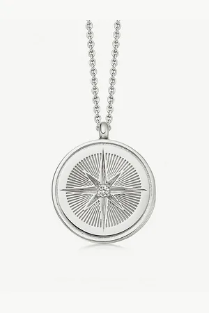 ASTLEY CLARKE Womens Celestial Compass and Sapphire Necklace