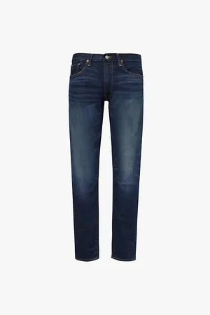 Ralph Lauren Mens Sullivan Logo-Embroidered Slim-Leg Stretch-Denim Jeans
