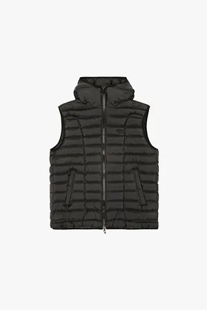 Diesel Mens W-Temple Quilted Shell Gilet