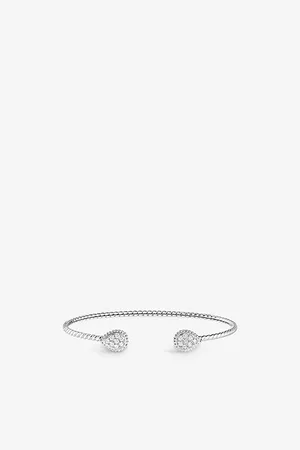 Boucheron Serpent Bohème Double Motif 18ct White-Gold and 0.26ct Diamond Bracelet