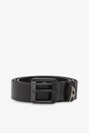 Diesel Mens B-Dave II Monogram Leather Belt