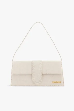 Jacquemus Womens Le Bambino Long Canvas Top-Handle Bag