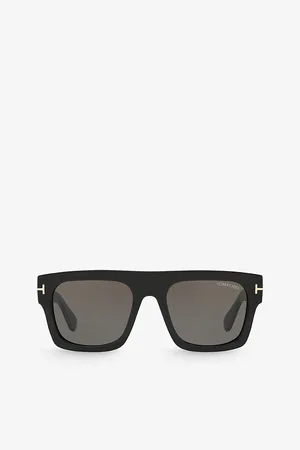 Tom Ford Ft0711 Fausto Square-Frame Acetate Sunglasses