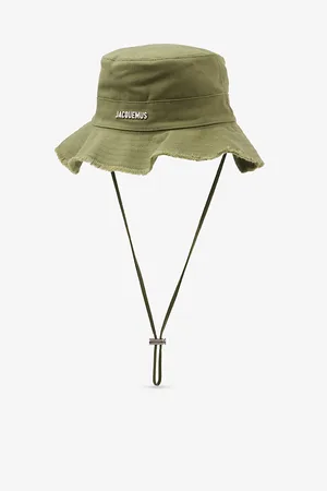 Jacquemus Mens Le Bob Artichaut Cotton-Twill Bucket Hat