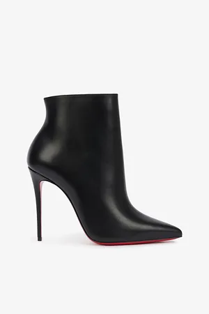 Christian Louboutin Womens So Kate 100 Leather Heeled Ankle Boots