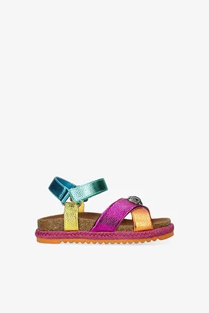 Kurt Geiger Mini Kensington Leather Espadrille Sandals 7-9 Years