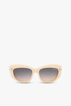Tom Ford Womens Tr001702 Brianna Cat-Eye Acetate Sunglasses