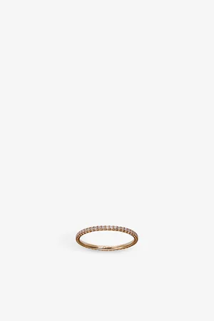 Cartier Étincelle De 18ct Rose-Gold and 0.22ct Round-Cut Diamond Ring