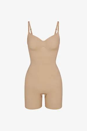 SKIMS Womens Sculpt Ruched Stretch-Woven Body