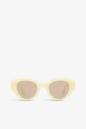 Burberry Womens Be4390 Meadow Phantos-Frame Acetate Sunglasses