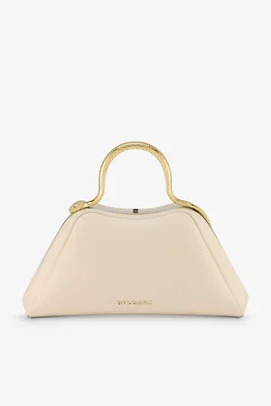 Bvlgari Womens Serpentine Leather Top-Handle Bag