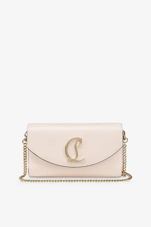 Christian Louboutin Womens Loubi54 Logo-Embellished Leather Clutch Bag