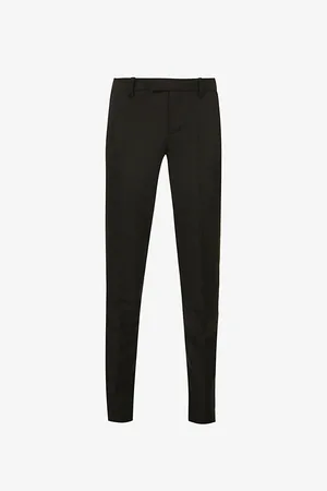 Zadig & Voltaire Womens Prune Strass Mid-Rise Woven Trousers
