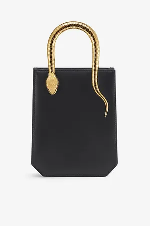 Bvlgari Womens Serpenti Mary Katrantzou Leather Tote Bag