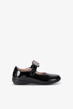 Lelli Kelly Luna Butterfly-Embellished Patent-Leather School Shoes