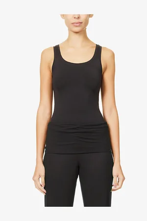 Hanro Womens Touch Feeling Stretch-Woven Vest Top