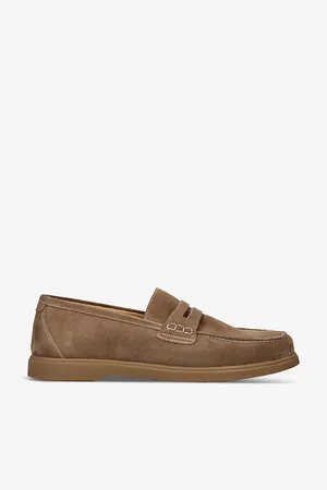 Loake Mens Lucca Suede Penny Loafers