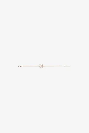 CHAUMET Jeux De Liens Harmony 18ct Rose-Gold, 0.06ct Diamond and Mother-Of-Pearl Bracelet